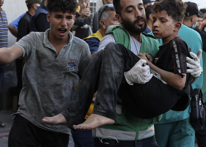 Foto: Franja de Gaza en agonía /cortesía 