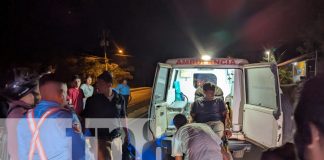 Foto:Accidente en Diriá-Diriomo : Una imprudencia en carretera dejó a un motociclista y un peatón lesionados. Ambos fueron trasladados al centro. /TN8