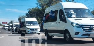 Foto: Nicaragua recibe 200 microbuses de China para mejorar transporte público/TN8