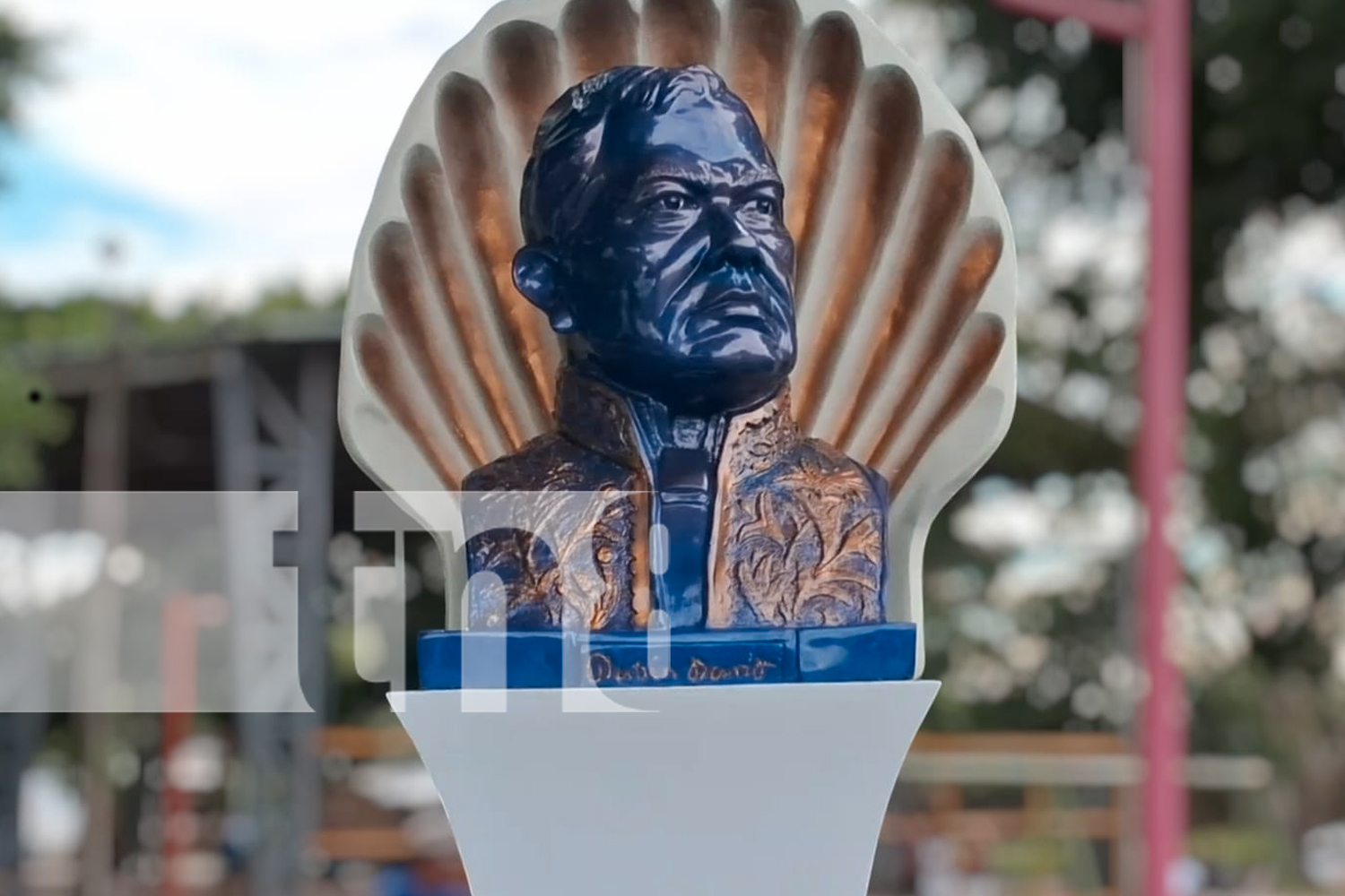 Foto: Jinotepe, Carazo, celebra a Rubén Darío con una escultura de gran significado cultural/TN8