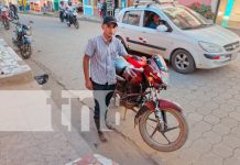 Foto:En menos de 24 horas, la Policía Nacional recuperó una motocicleta robada en San Juan del Río Coco. ¡Gran trabajo de los agentes! /TN8