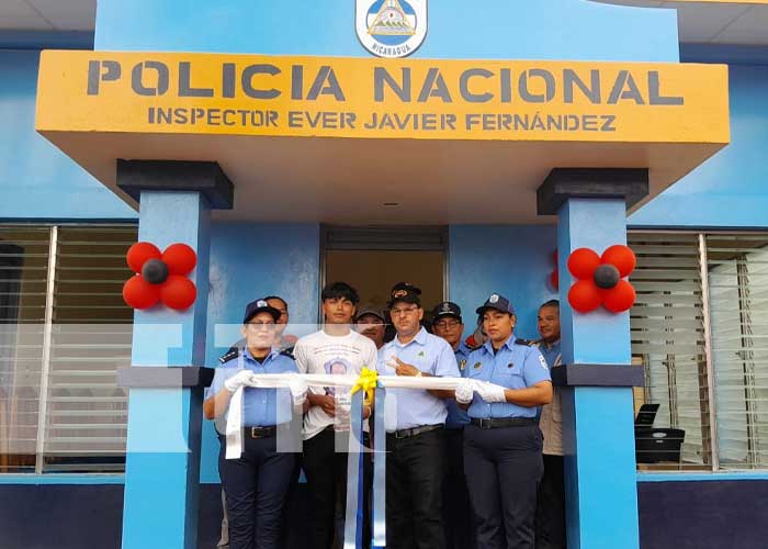 Foto: 1.2 millones de córdobas en remodelación de estación policial en Río Grande / TN8