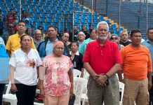 Foto:Inversión millonaria en el estadio: 1.7 millones en butacas y 229 mil en la red de contorno. ¡Granada se alista para el Pomares!/TN8