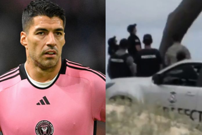 Foto: Luis Suárez ayuda a evitar un suicidio en Uruguay /Cortesía