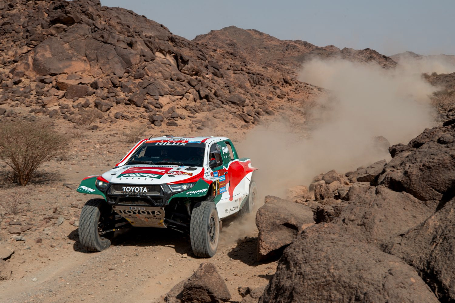 Foto: El Puma Energy Rally Team comenzó la gran aventura del Dakar 2025 en Arabia Saudita / Cortesía