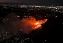 Foto:¡Emergencia en Los Ángeles! Un incendio forestal amenaza las colinas de Hollywood, obligando a evacuaciones en la zona. /Cortesía