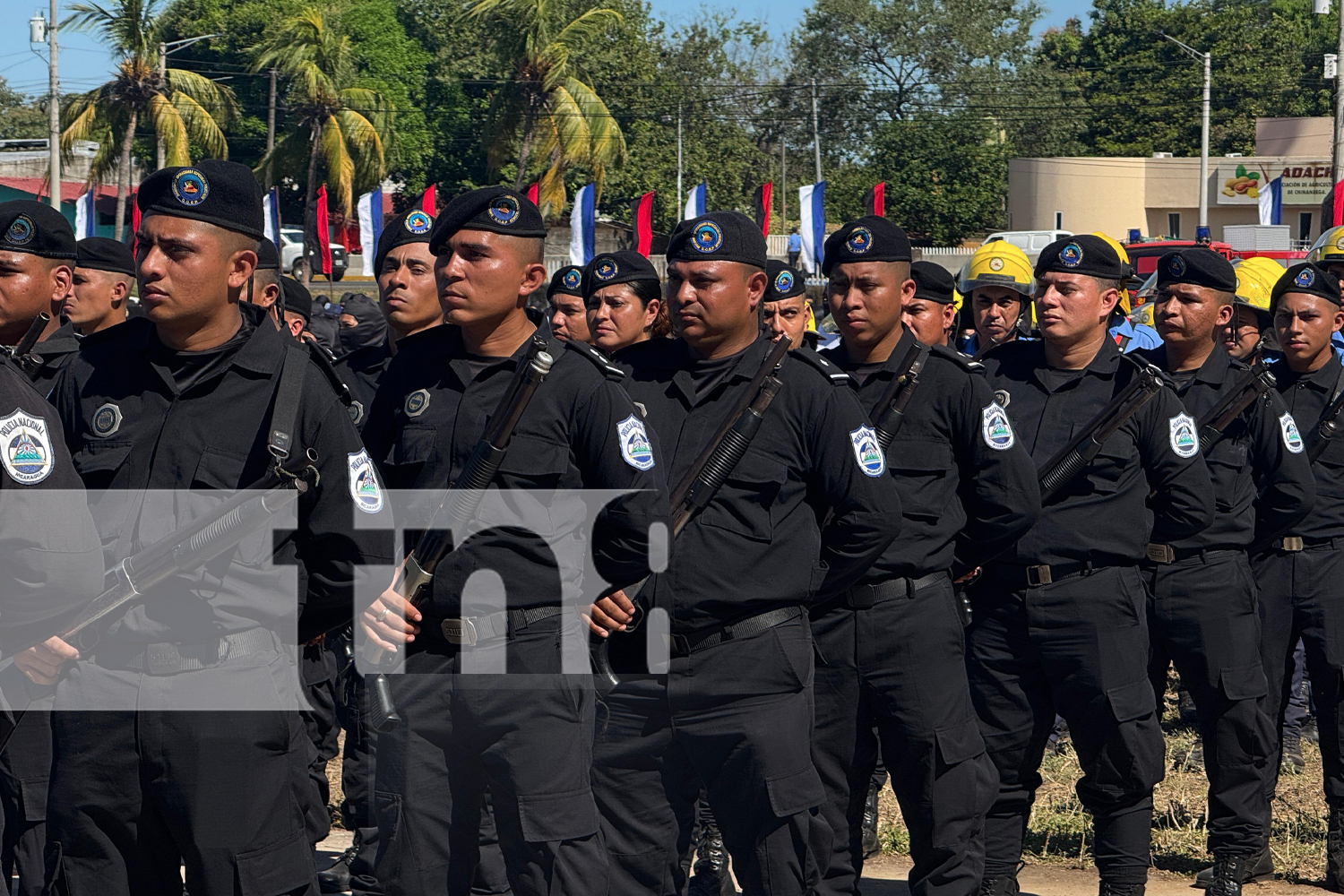 Foto: Juramentación de policías voluntarios en Chinandega /TN8