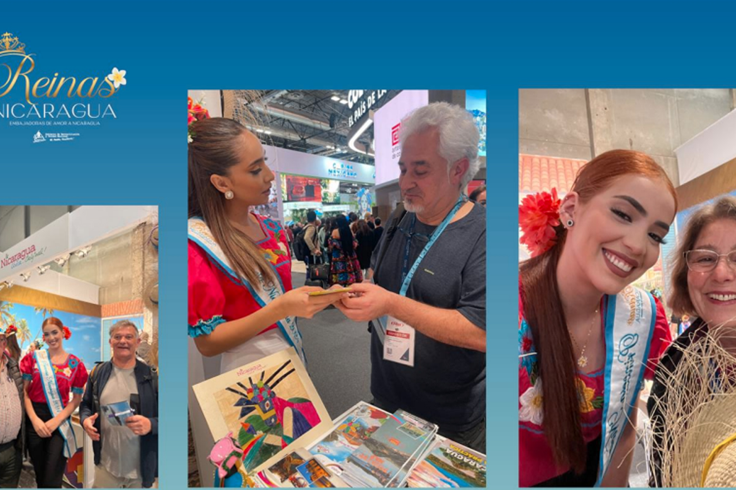 Foto: Reina Nicaragua y sus Princesas presente en la Feria Internacional de Turismo en España / Cortesía