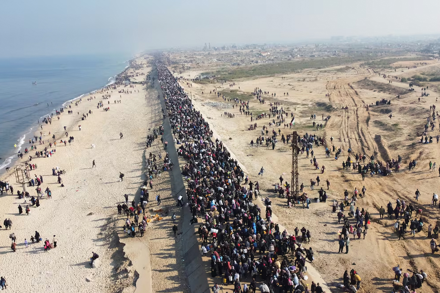 Foto: Palestinos comienzan a regresar al norte de Gaza /Cortesía