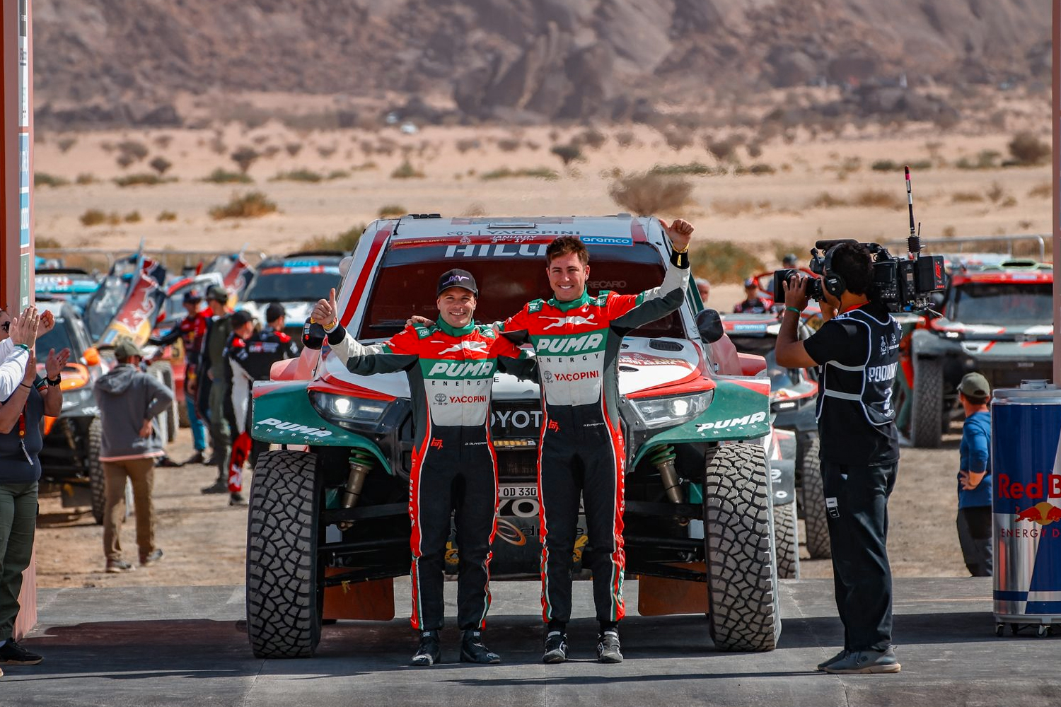 Foto: El Puma Energy Rally Team comenzó la gran aventura del Dakar 2025 en Arabia Saudita / Cortesía