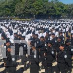 Foto: Juramentación de policías voluntarios en Chinandega /TN8