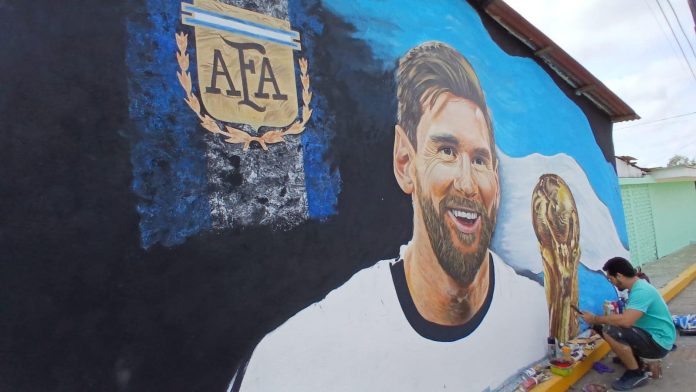 Foto: Mural de Messi en Jinotepe