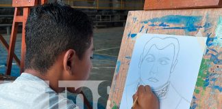 Foto: Concurso de dibujo celebra el legado literario de Rubén Darío en Chontales/TN8