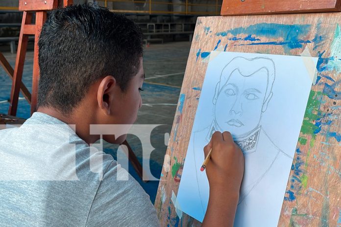 Foto: Concurso de dibujo celebra el legado literario de Rubén Darío en Chontales/TN8