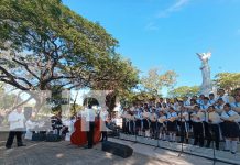 Foto: celebración del 158 aniversario del natalicio del Príncipe de las Letras Castellanas, Rubén Darío/TN8