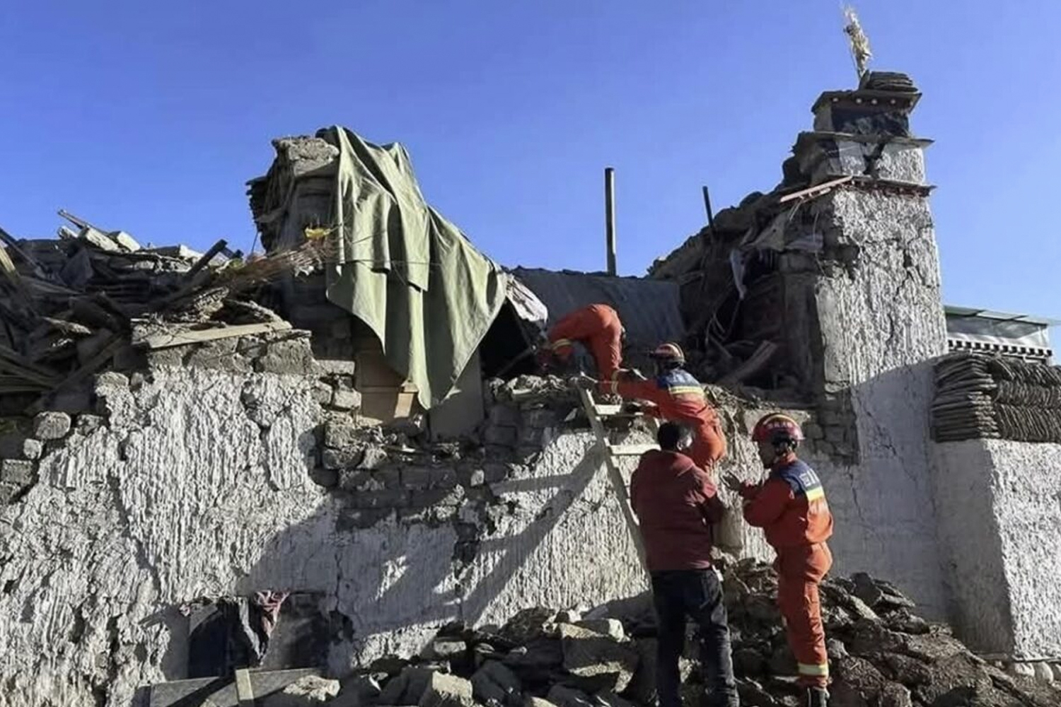 Foto: Las víctimas mortales del terremoto en la Región Autónoma de Xizang ascienden a 126 /Cortesía