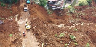 Foto: Deslizamiento de terreno en Indonesia /Cortesía