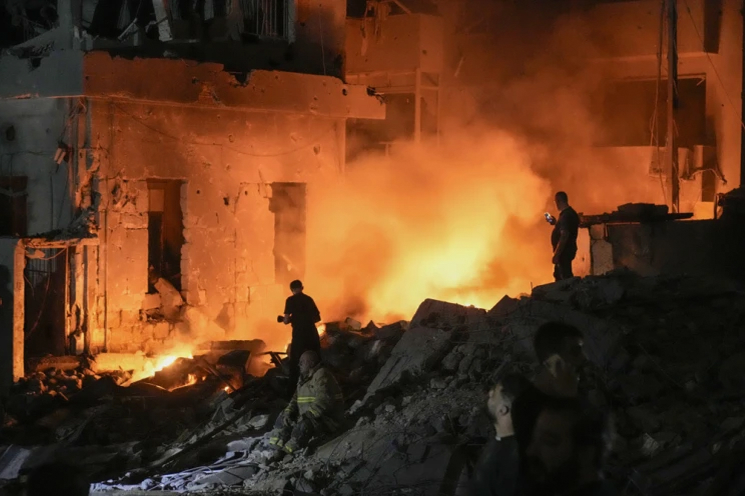 Foto: Heridos en dos bombardeos israelíes en el sur de Líbano /Cortesía