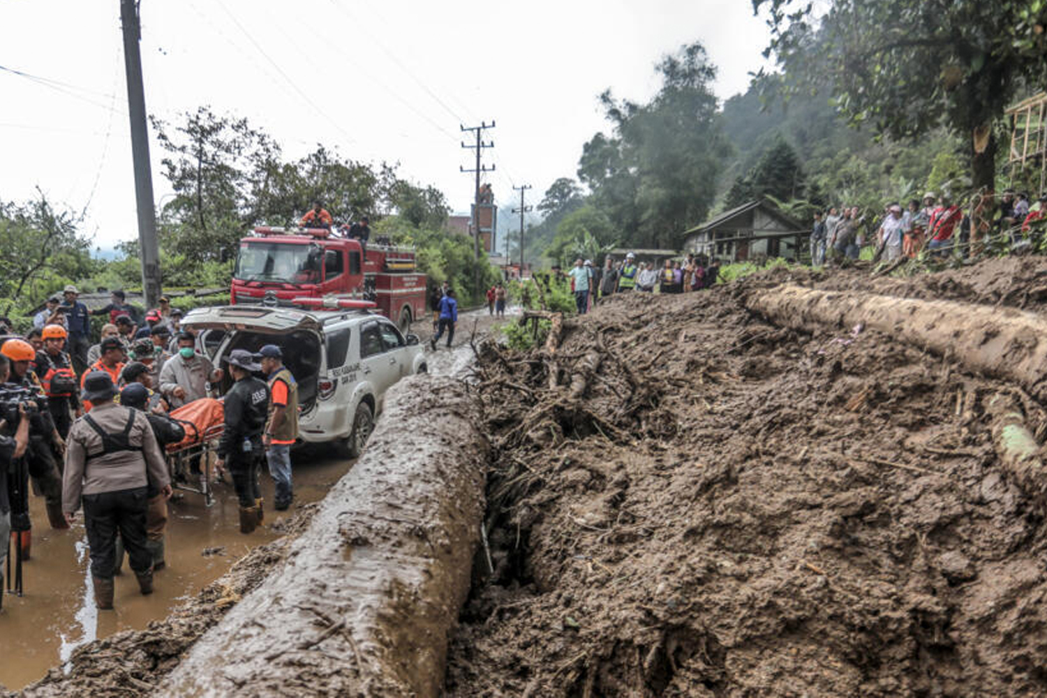 Foto: Deslizamiento de terreno en Indonesia /Cortesía