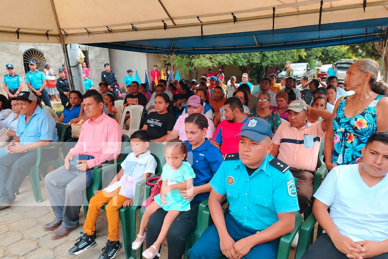 Foto: Inauguración de la unidad policial en Chinandega/TN8