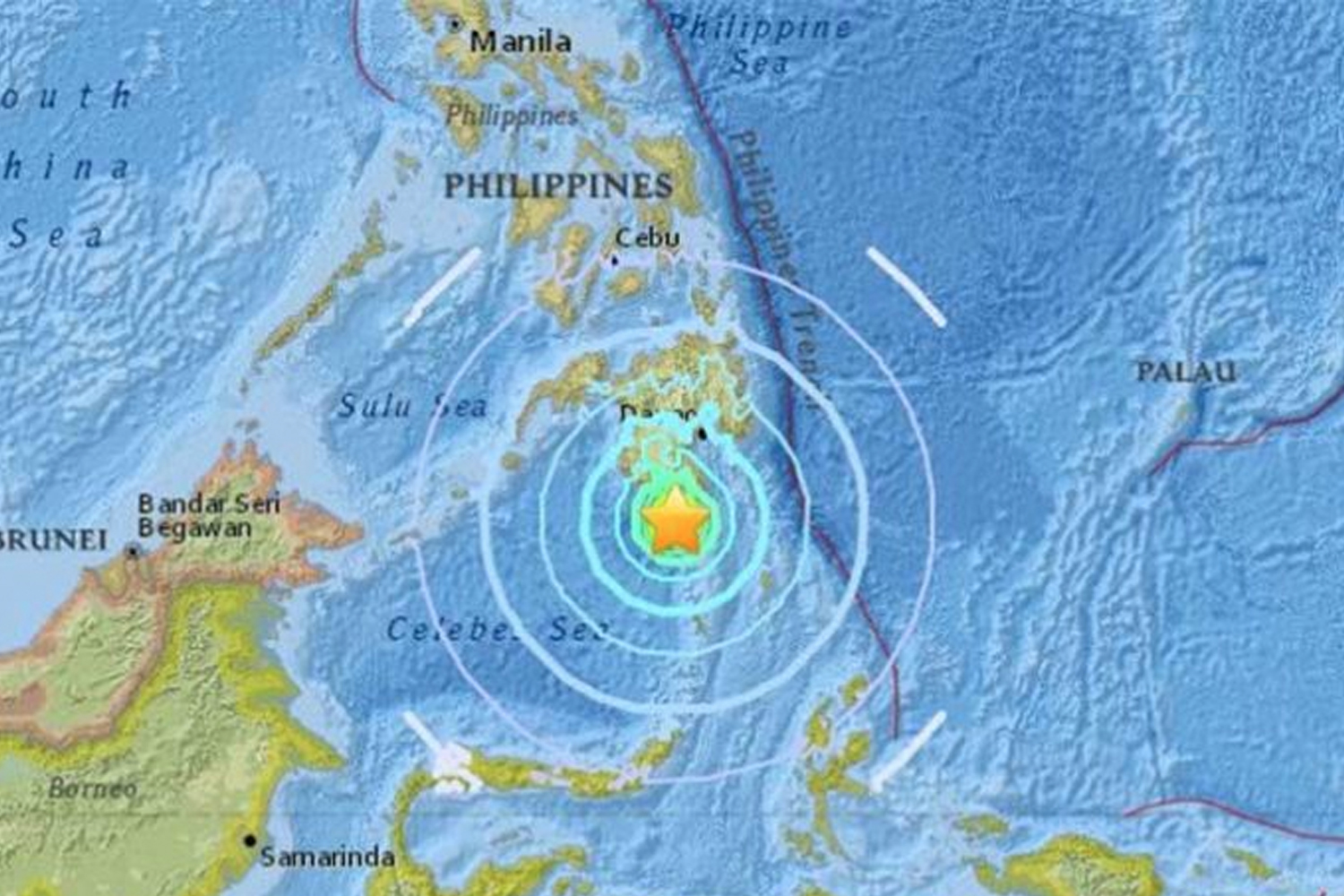 Foto: Sismo de magnitud 5,8 en Filipinas /Cortesía