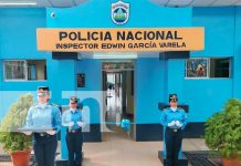 Foto: Inauguración de la unidad policial en Chinandega/TN8