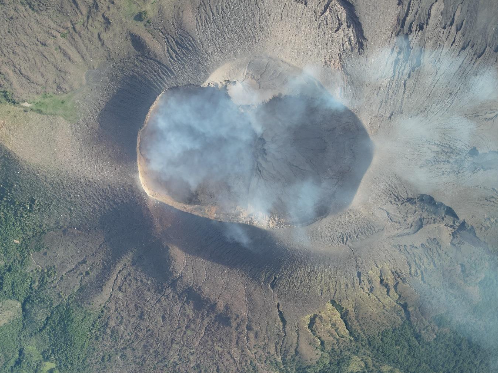 Foto: Vigilancia y monitoreo al Volcán Telica