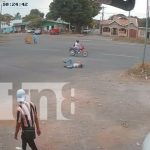 Foto: Asombroso accidente con motociclista en Managua / TN8