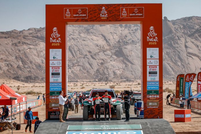 Foto: El Puma Energy Rally Team comenzó la gran aventura del Dakar 2025 en Arabia Saudita / Cortesía