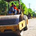 Foto: Reparación de calle El Triunfo en Managua / TN8