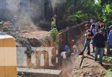 Foto: Trabajos de drenaje pluvial en el Anexo a Villa Libertad, Managua / TN8