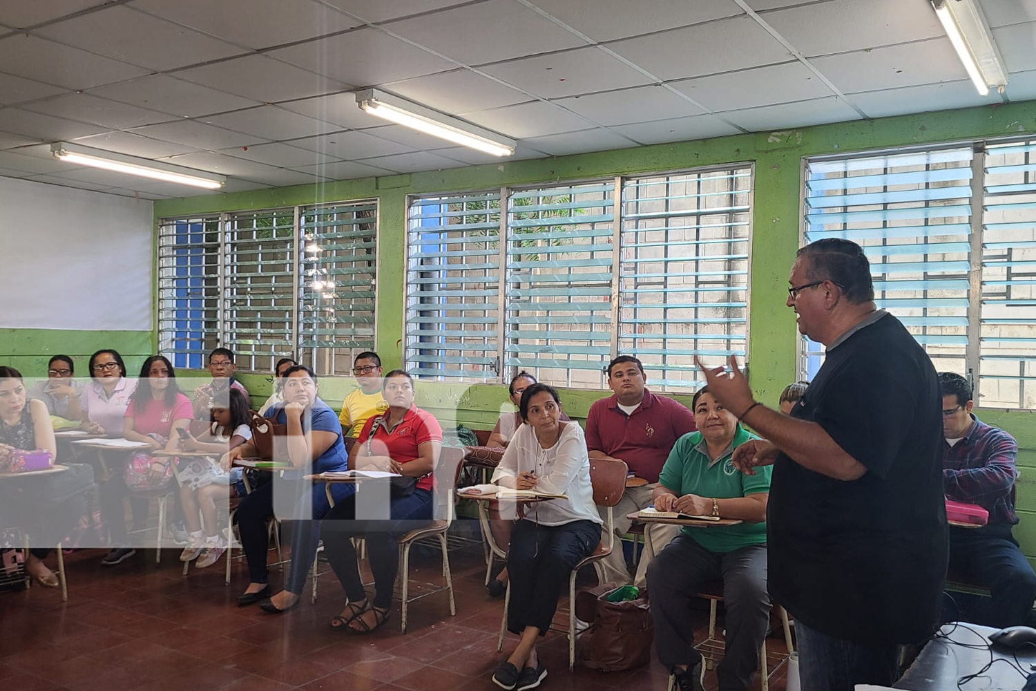 Foto: Maestros de Managua participan en el primer encuentro pedagógico /TN8