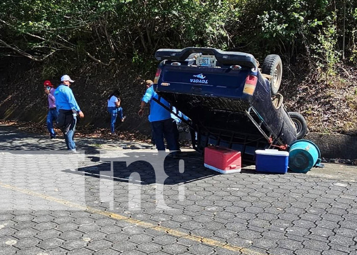 Foto: Accidente de tránsito en carretera entre Camoapa y Comalapa, Chontales / TN8