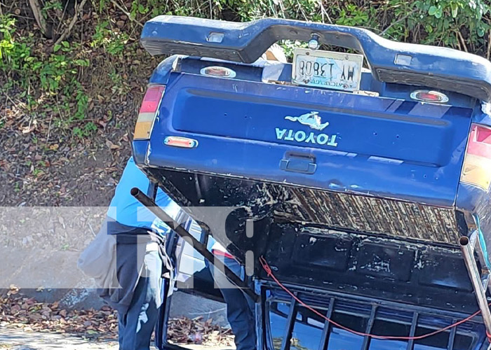 Foto: Accidente de tránsito en carretera entre Camoapa y Comalapa, Chontales / TN8