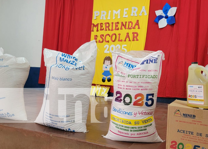 Foto: Merienda escolar para la niñez de León / TN8