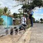 Foto: Anciano con lesiones serias al recibir impacto de un motorizado en Jalapa / TN8