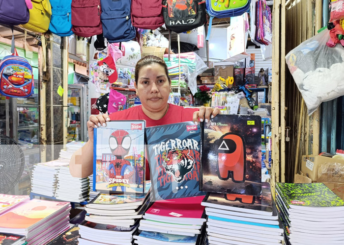 Foto: Ofertas escolares en los mercados de Managua / TN8