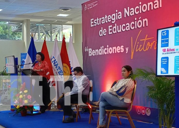 Foto: Foro sobre los avances educativos en Nicaragua / TN8