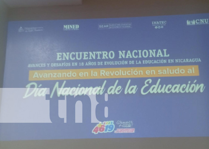 Foto: Foro sobre los avances educativos en Nicaragua / TN8