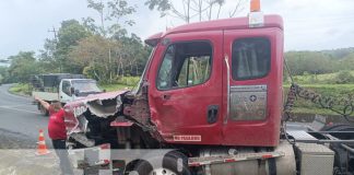 Foto: Accidente con cisterna y camión en carretera de Nueva Guinea a Bluefields / TN8