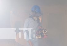 Foto: Fumigación y abatización en Managua / TN8