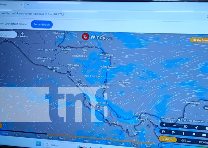 Foto: Pronóstico del clima en Nicaragua / TN8