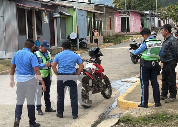 Foto: Choque de motos en Jalapa, Nueva Segovia / TN8