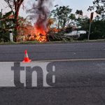 Foto: Accidente de tránsito en Carretera El Coral - Juigalpa / TN8