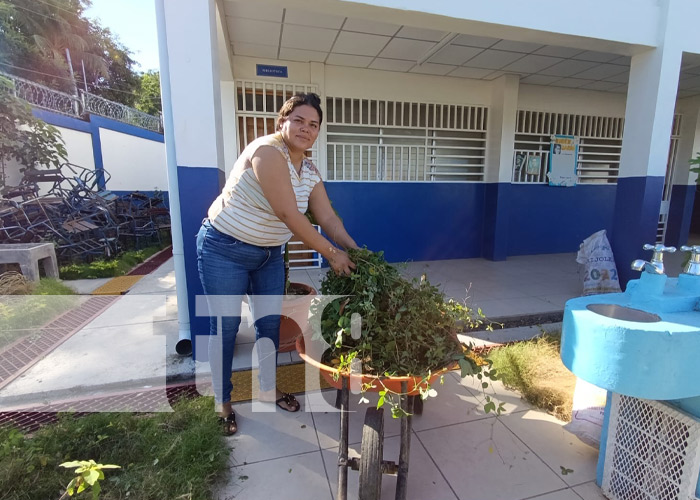 Foto: Limpieza en el centro educativo Barrilete de Colores / TN8