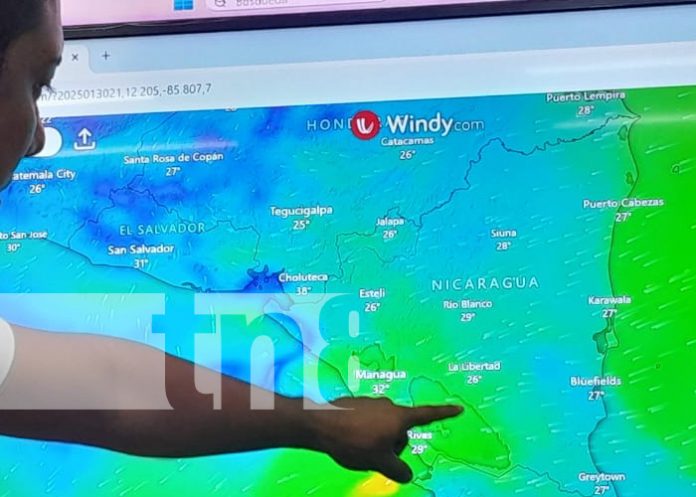 Foto: Vientos moderados en Nicaragua, pronóstico del INETER / TN8