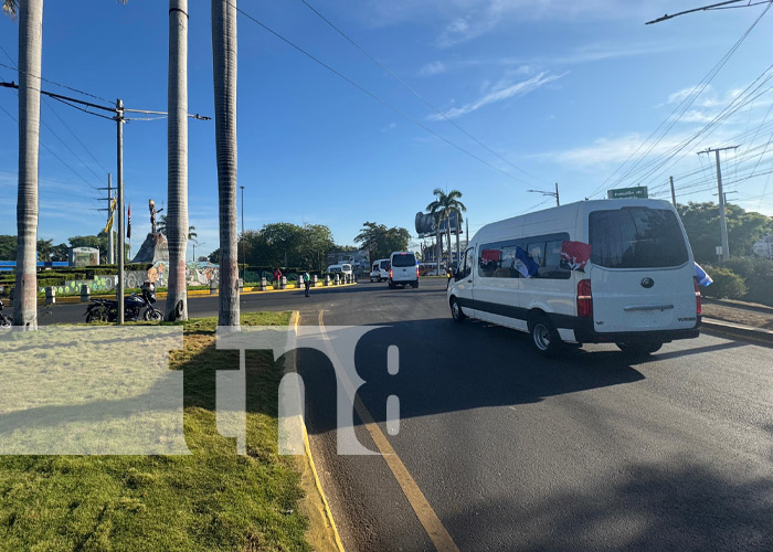 Foto: Transporte municipal de China para Nicaragua / TN8