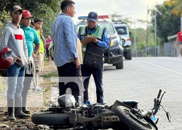 Foto: Accidente con motos en Jalapa / TN8