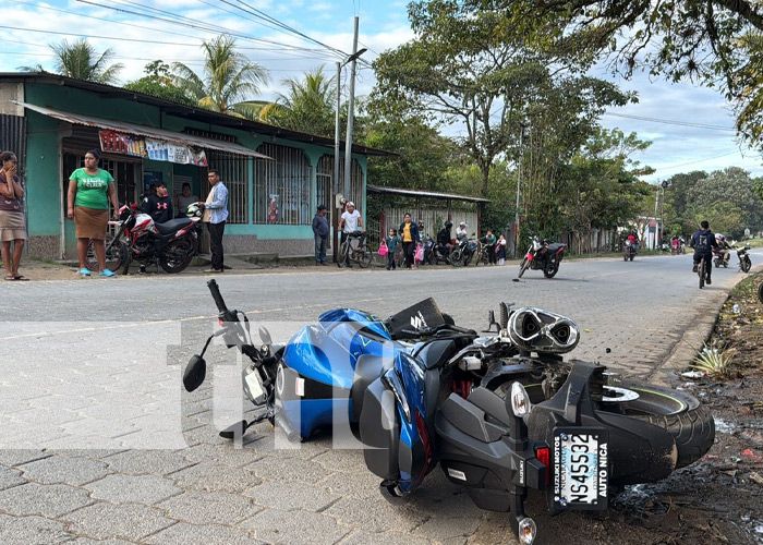 Foto: Accidente con motos en Jalapa / TN8