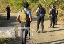 Foto: Investigación por crimen en Motastepe, Managua / TN8